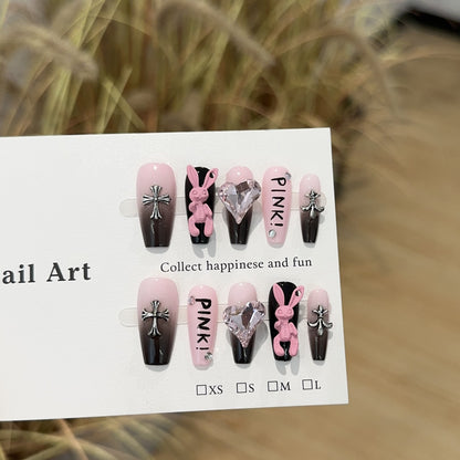 Einzigartige Thematische Press-On Nagelkunst
