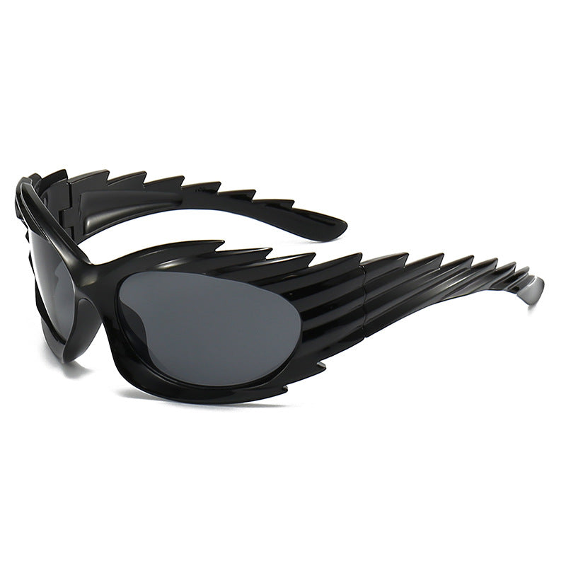 Damen sportliche und stylische Sportsonnenbrille mit innovativem Design Brehn