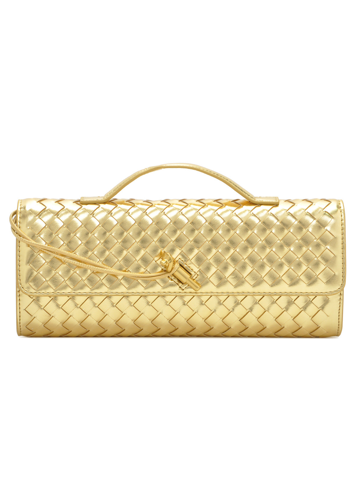 Texturierte Gewebte Clutch Tasche Brehn