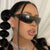 Damen futuristische Sport-Sonnenbrille Brehn