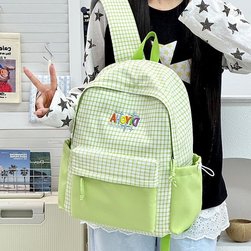 Strukturierter Schulrucksack Brehn