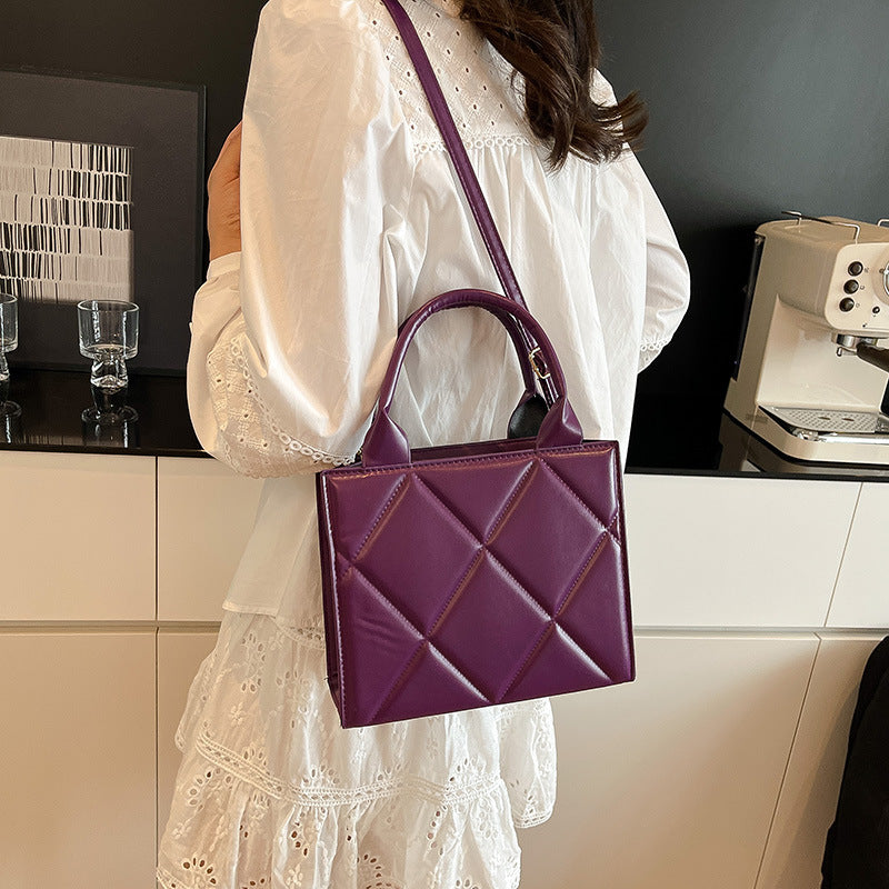 WoQuilted Kunstleder Handtasche Brehn
