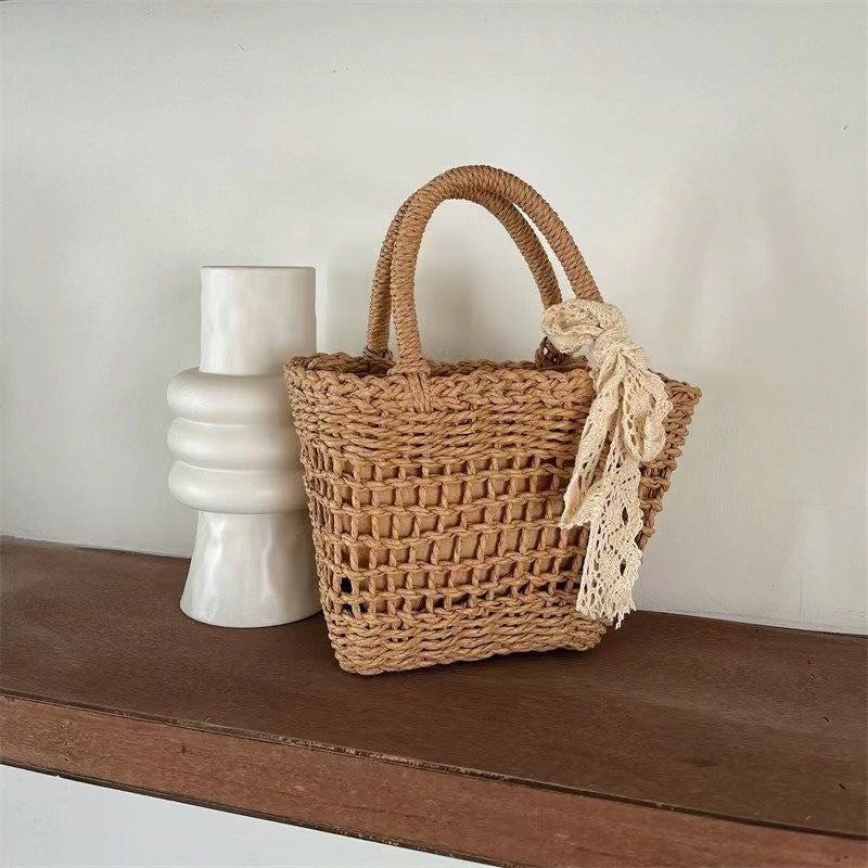 Handgefertigte Basttasche Brehn