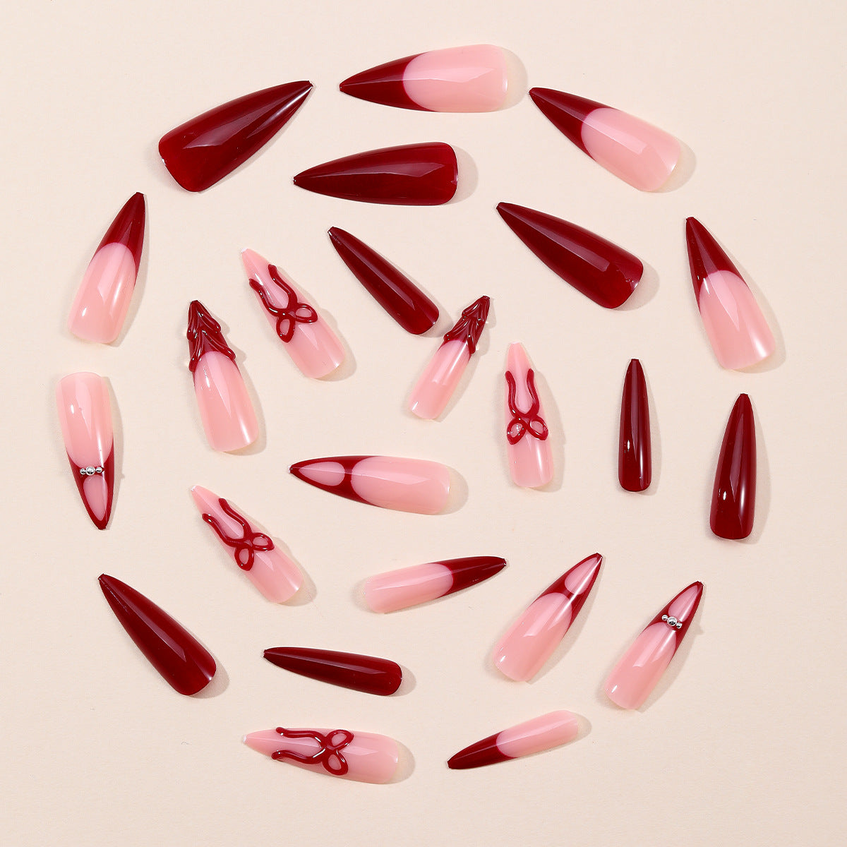 Statement Stiletto Nail Art Extensions Brehn