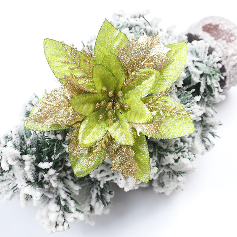 Dekorative Glitzernde Blumenbrosche Brehn