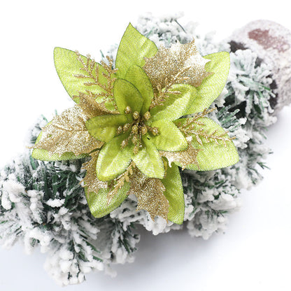 Dekorative Glitzernde Blumenbrosche Brehn