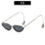 Skulpturale Retro-inspirierte Katzenaugen-Sonnenbrille