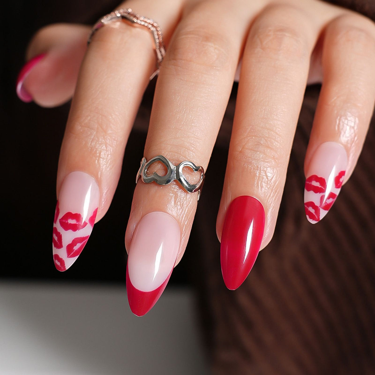 Festliches Feiertags-Themen Druck-Nagelkunst-Set