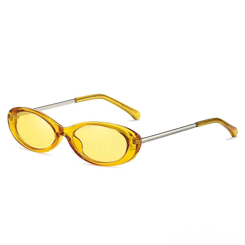 Retro-inspirierte ovale Sonnenbrille Brehn