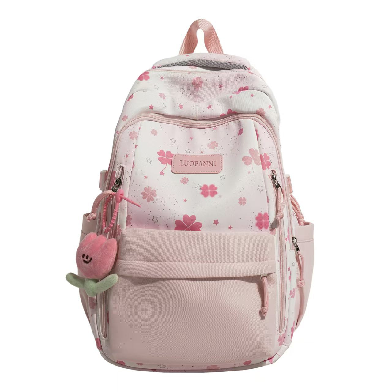 Vielseitiger floralbedruckter Rucksack Brehn