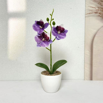 Elegante Kunst-Orchideen-Pflanzenschmuck