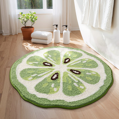Dekorativer Zitronenförmiger Teppich für die Home Decor