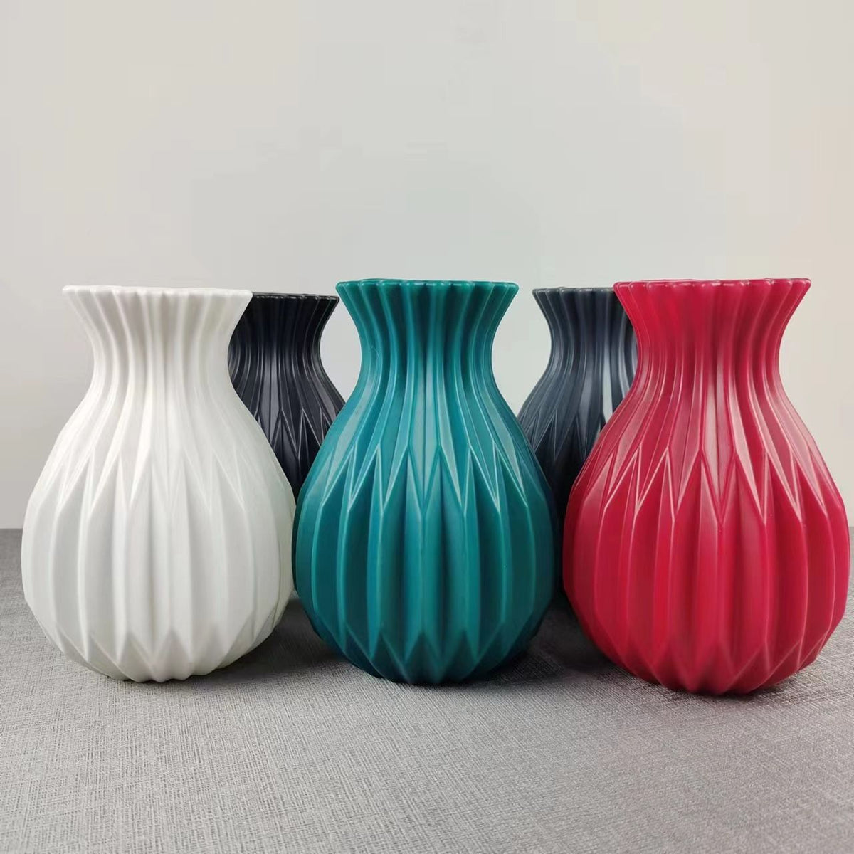 Moderne dekorative strukturierte Vase Brehn