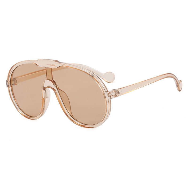Damen modische Sport-Sonnenbrille im einzigartigen Design mit UV-Schutz und flexiblen Bügeln Brehn