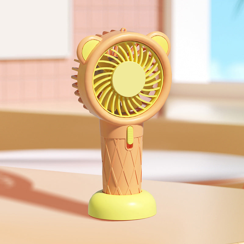 Damen Tragbarer Mini-Ventilator mit verspieltem Tierdesign Brehn