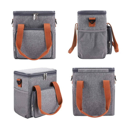 Damen Isolierte Kühltasche mit verstellbarem Schultergurt und mehreren Fächern Brehn