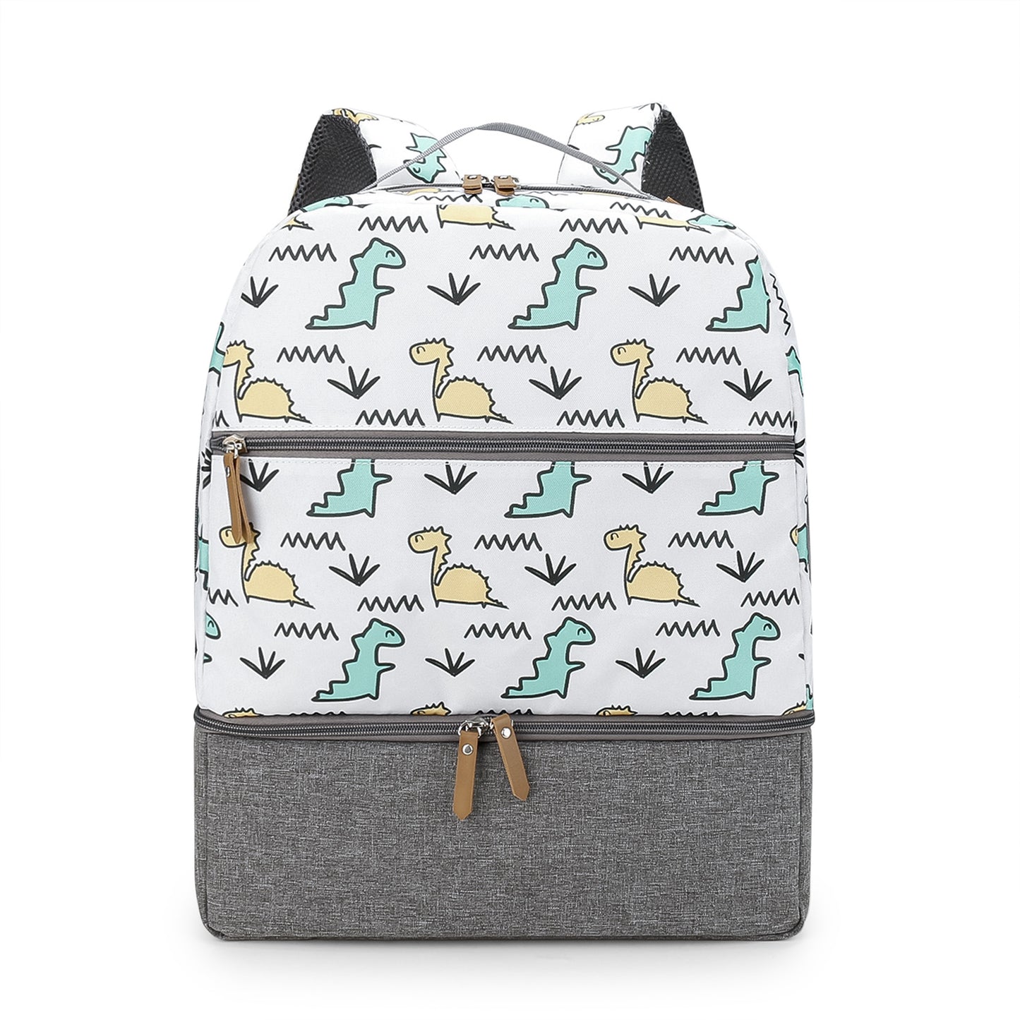 Rucksack mit Floralem Muster und Separatem Fach Brehn