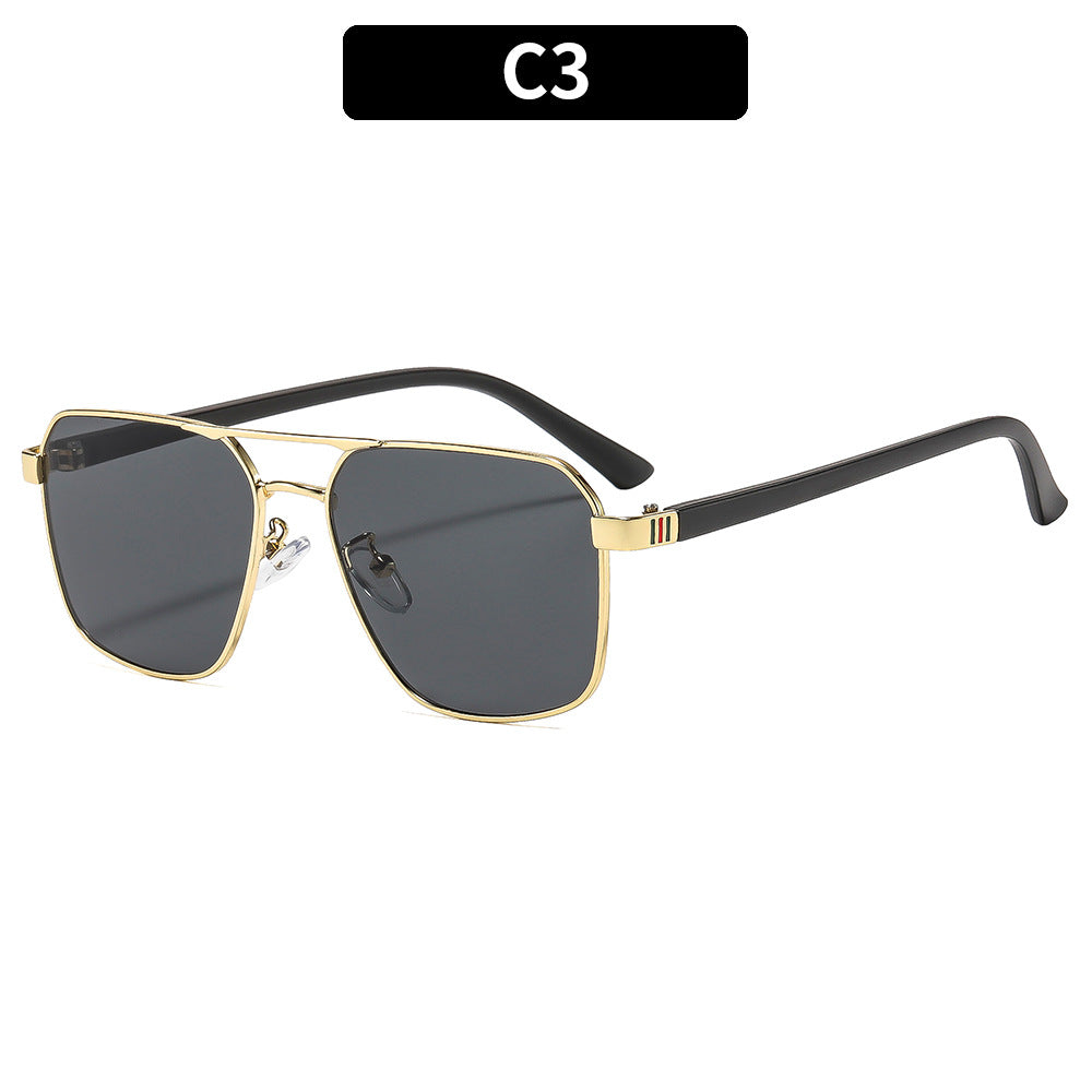 Premium Geometrische Aviator Sonnenbrille