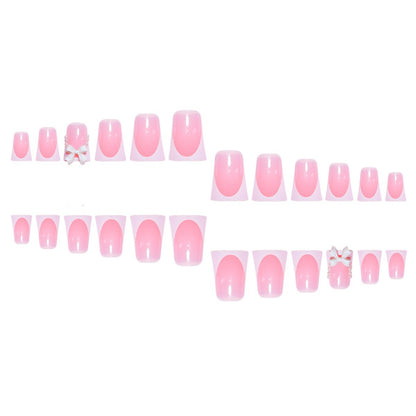 Designer Schleifen-verzierte Nagelkunstverlängerungen Brehn