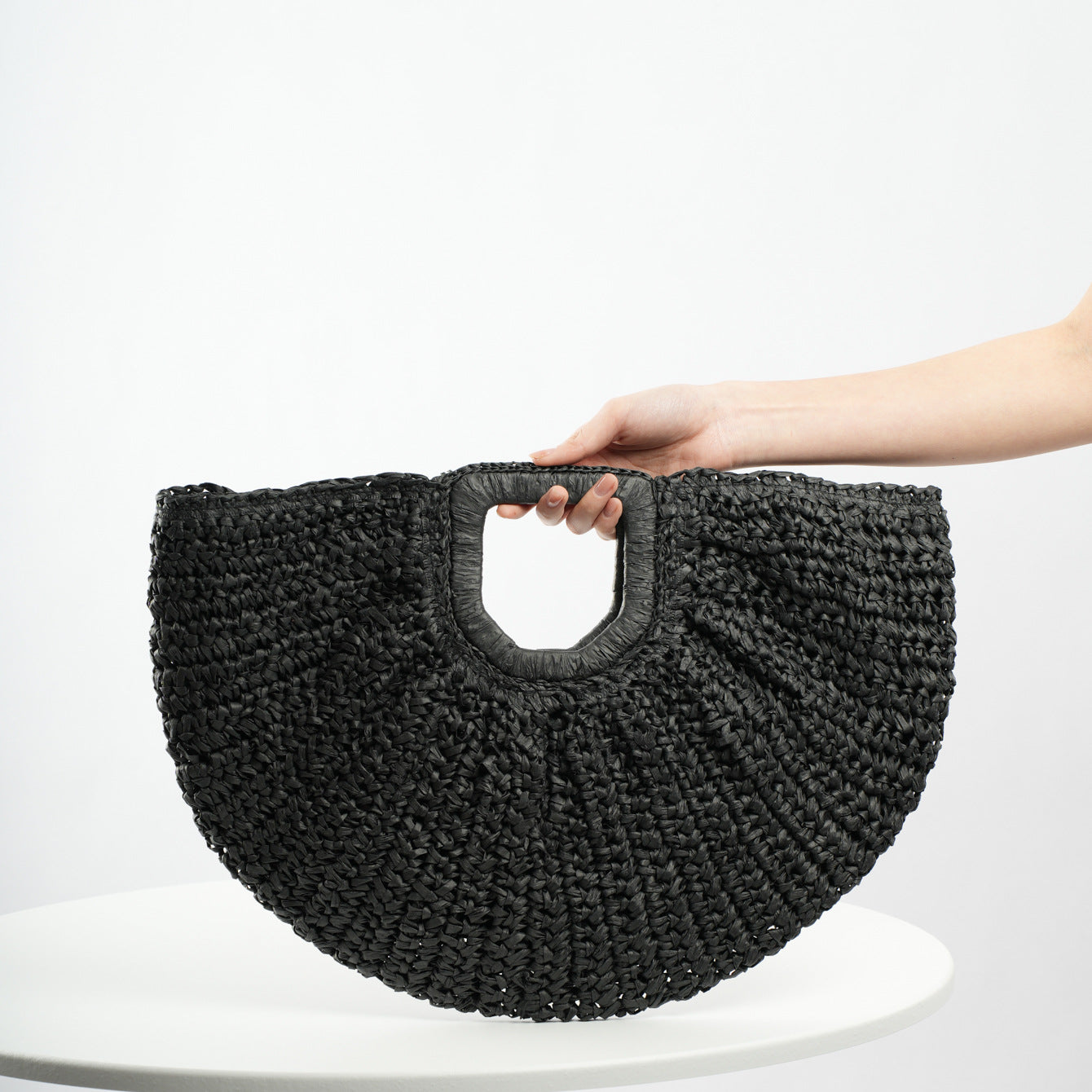 Handgefertigte Rippstruktur Strandtasche Brehn