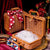 Damen Stilvolle Rattenbox mit praktischen Griffen Brehn