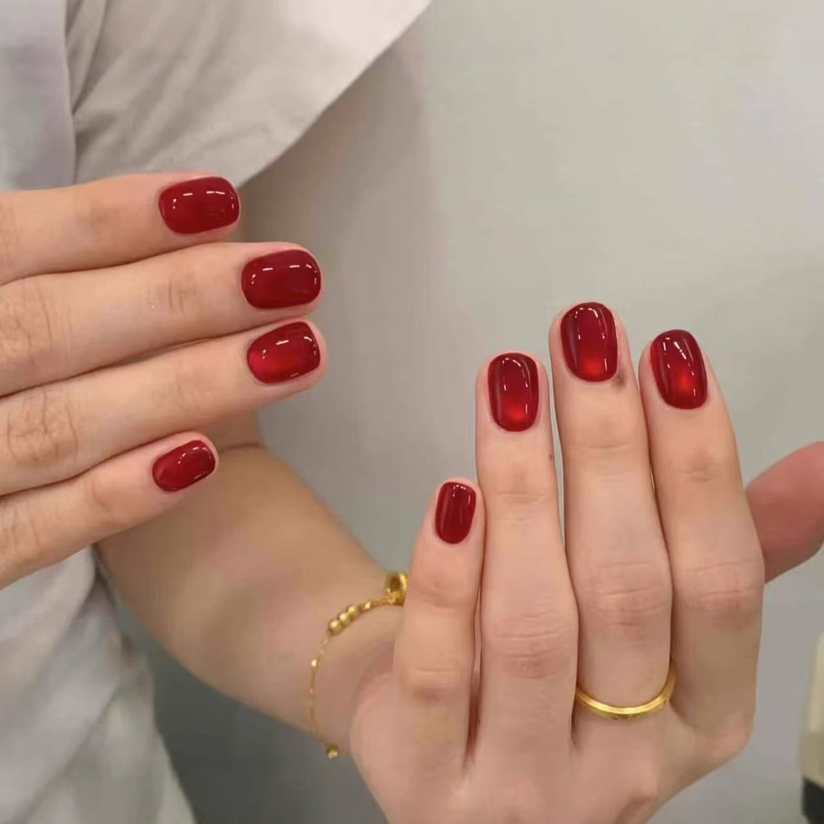 Glänzende Gel-Nagelverlängerungen Brehn