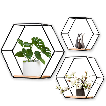 Geometrisches Wandregal