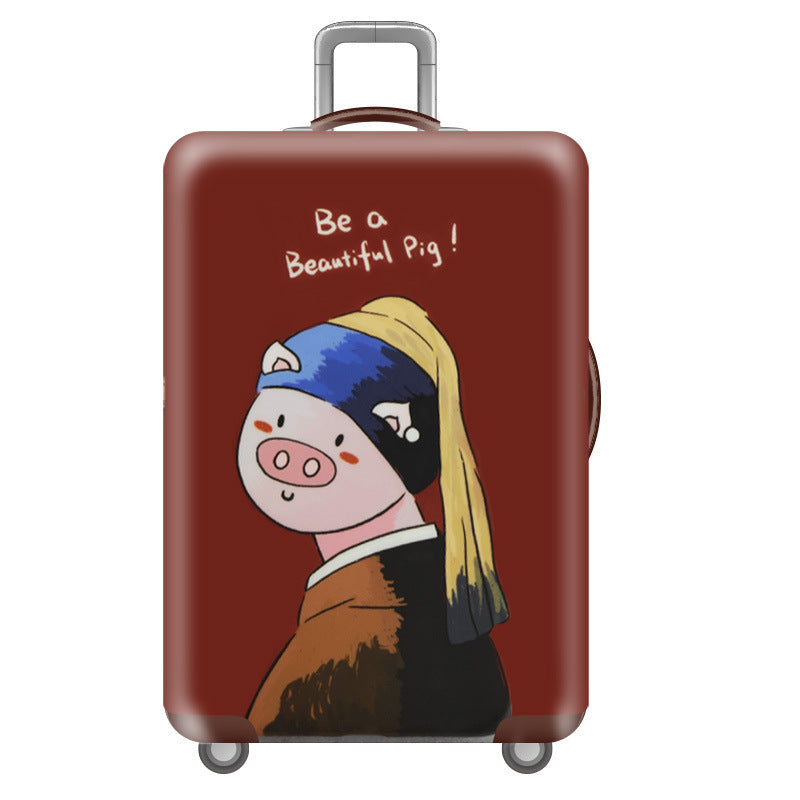 Damen Hartschalenreisekoffer mit einzigartigem Illustration-Design Brehn