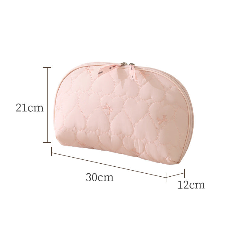 Herz-Gepolstertes Make-up Täschchen Brehn