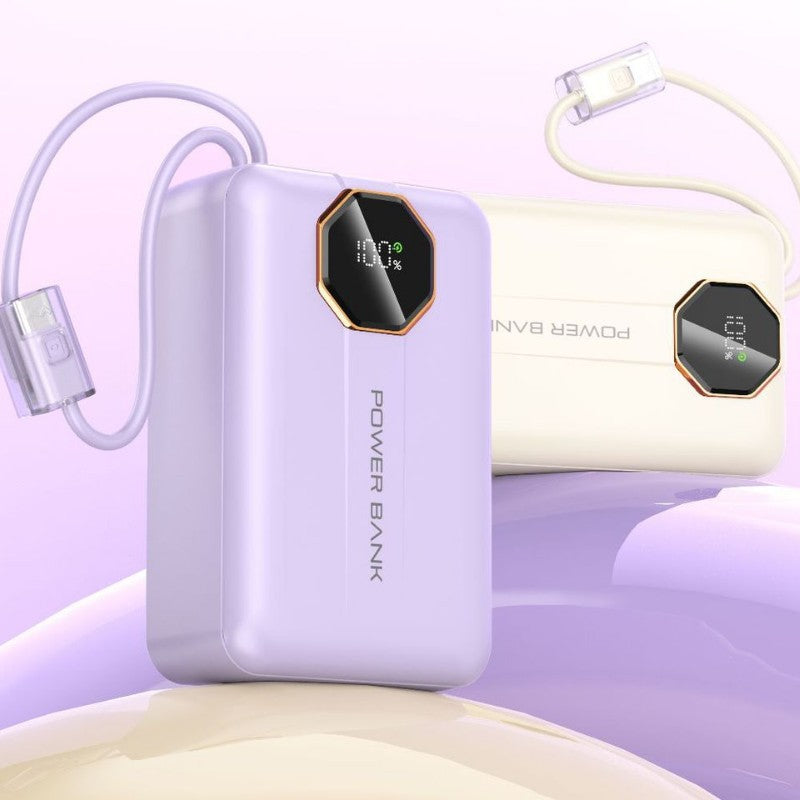 Tragbare Powerbank mit Integrierter Schnellladefunktion und Led-Display Brehn