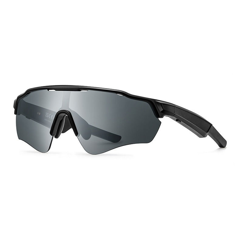 Unisex nan leichte Performance Sportbrille mit polarisierten UV-Schutzgläsern und rutschfestem Nasensteg Brehn