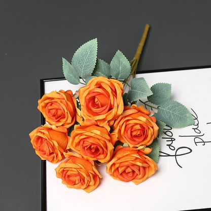 Faux Rose Blumenstrauß für Wohnkultur