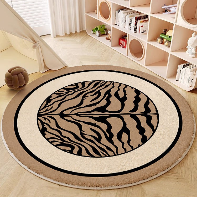 Abstract Circular Area Rug Brehn