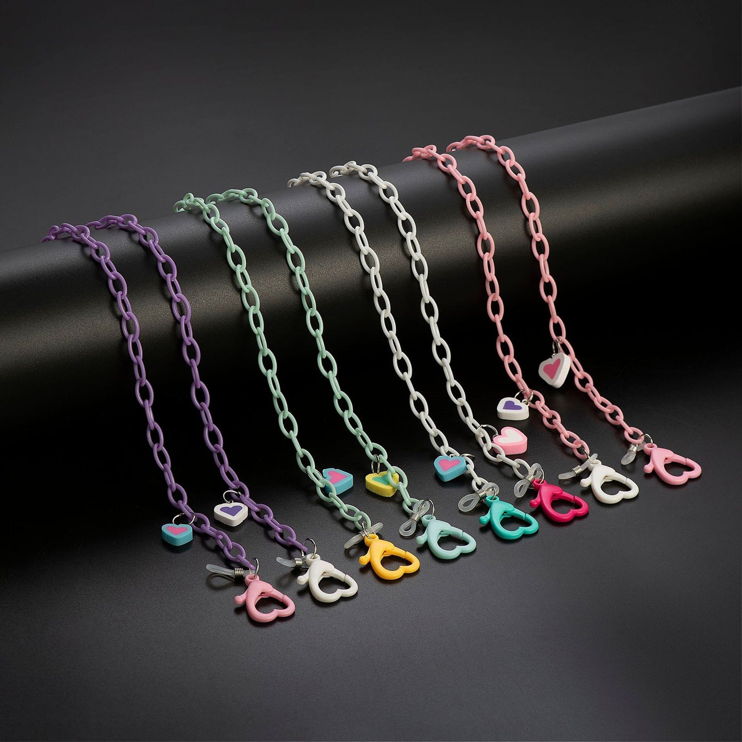 Stylische Herz-Themen Brillen Kette Brehn