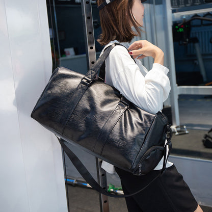 Premium Leder Reise-Duffel-Tasche Brehn
