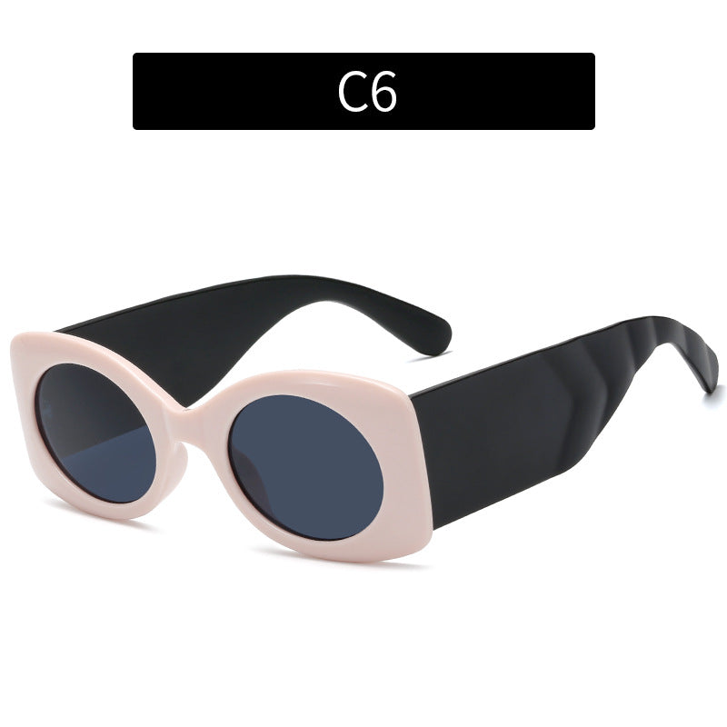Elegante retro-inspirierte quadratische Sonnenbrille