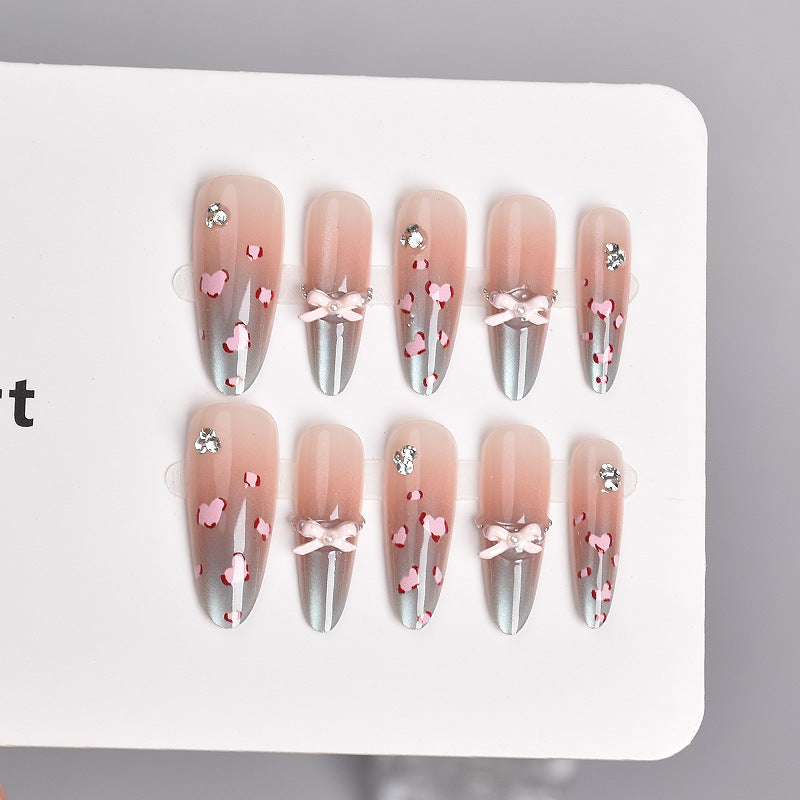 Geschmücktes Press-On Nagelset Brehn