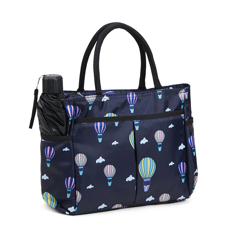 Blumenmuster Mehrfach-Taschen Einkaufsbörse Brehn