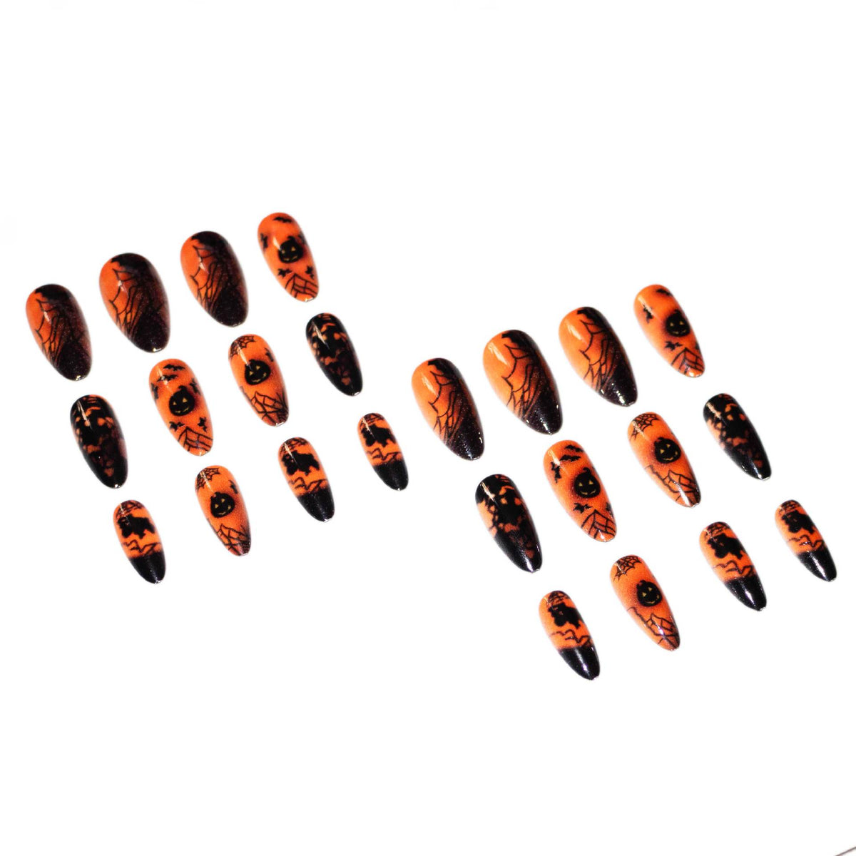 Halloween-Themen Dekorative Press-On Nagelkunst Brehn