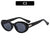 Cat-Eye Rahmen Sonnenbrille mit dekorativem Akzent