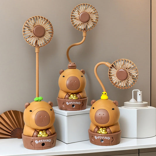 Damen Tragbarer Spielzeugventilator mit Tierdesign Brehn