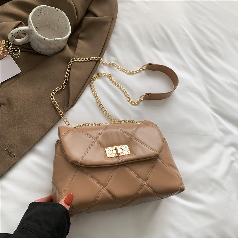 Elegante gesteppte Schulter-Handtasche