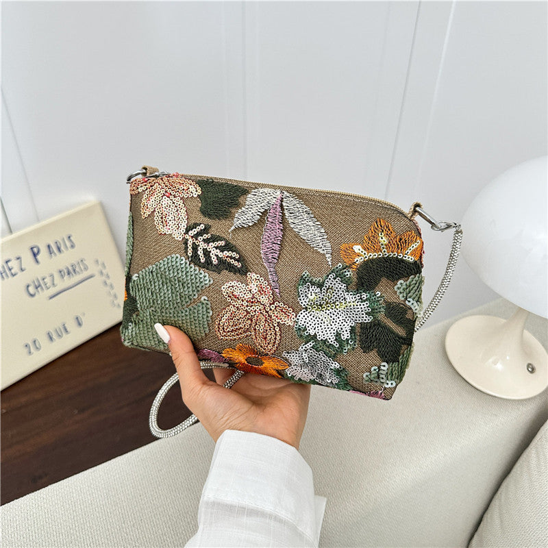 WoFloral Verzierte Clutch Tasche Brehn