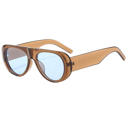 Zeitgenössische Überdimensionierte Schildbrille Brehn