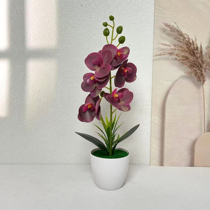 Elegante künstliche Orchideenpflanze für die Wohnkultur