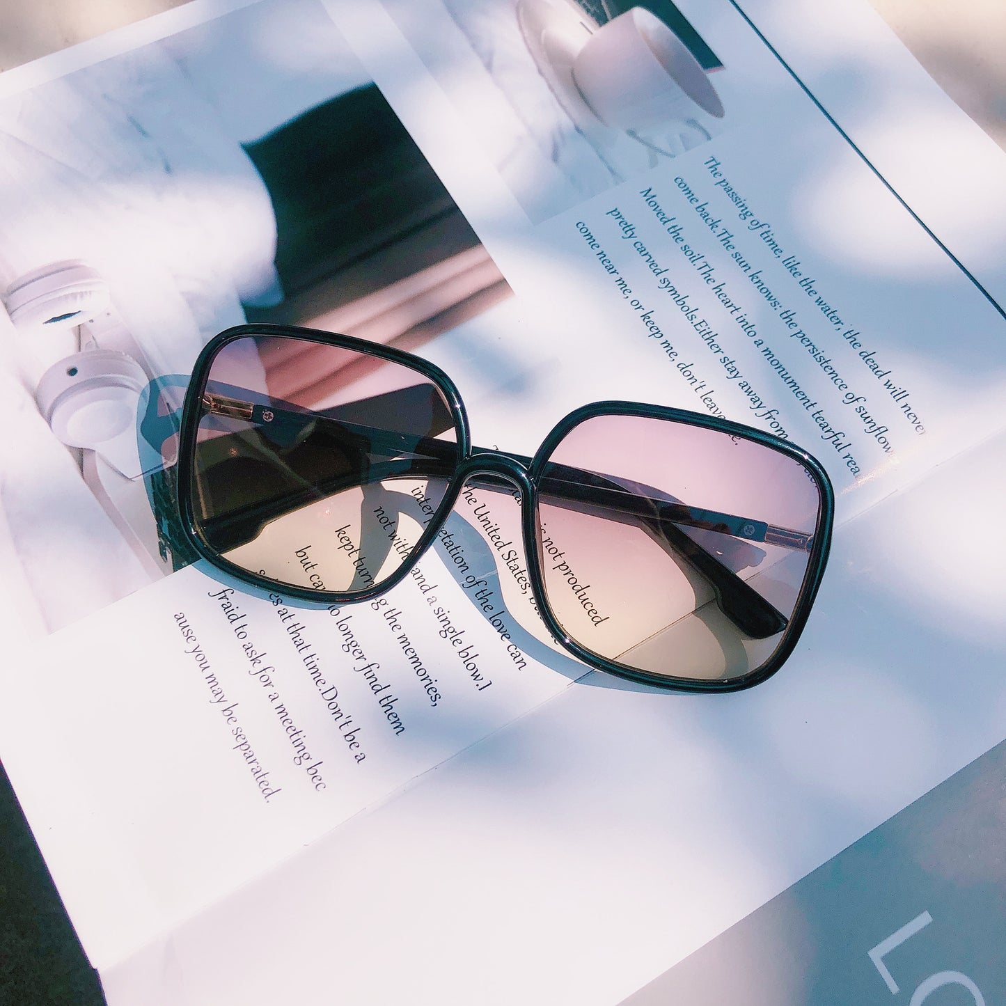 Modische Quadratische Sonnenbrille Brehn