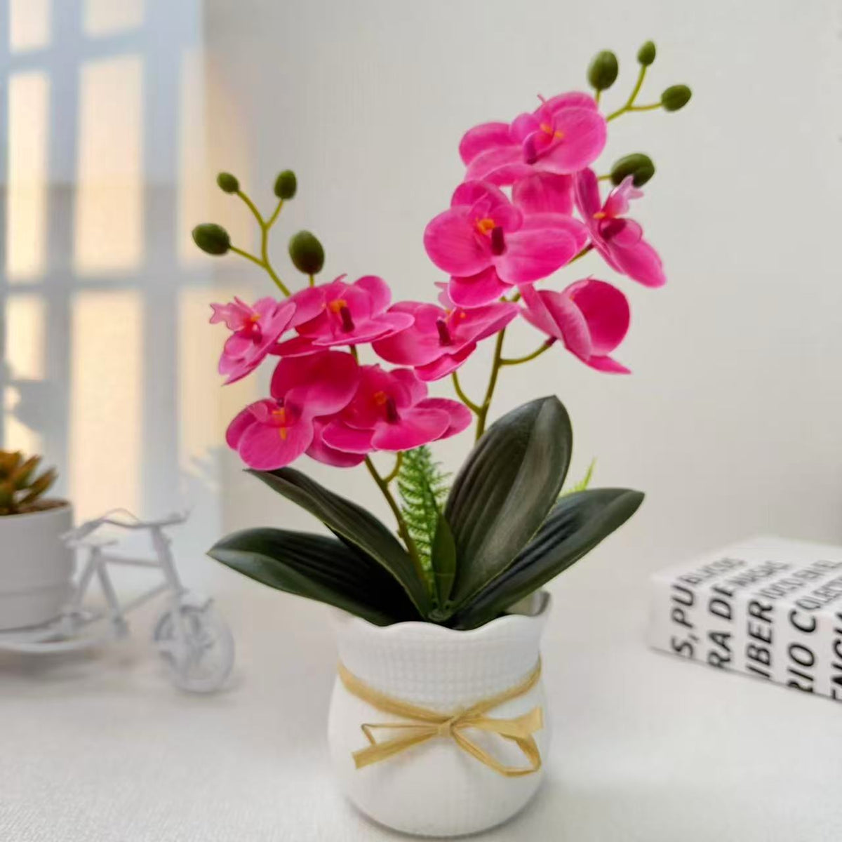 Realistische Dekorative Orchideenpflanze