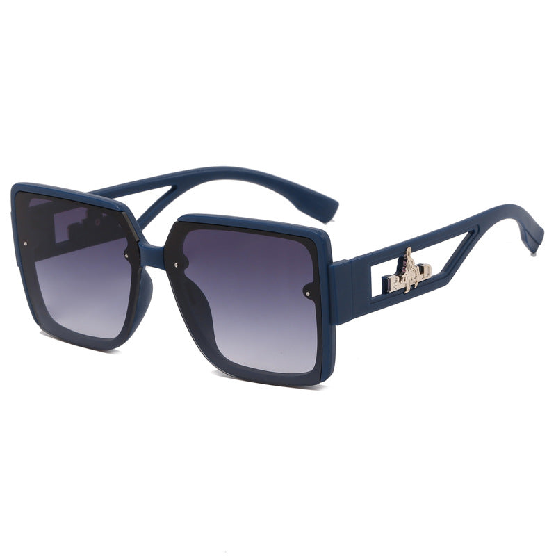 Damen quadratische Designer-Sonnenbrille mit eleganten Verzierungen Brehn