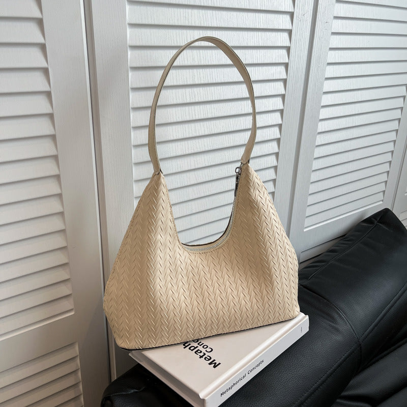 Texturierte Gewebte Schultertasche Brehn