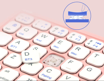 Faltbare Bluetooth-Tastatur mit Touchpad Brehn